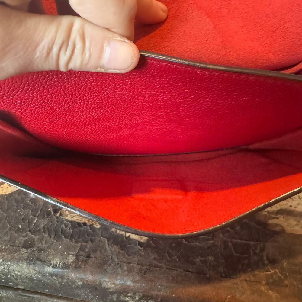 Louis Vuitton Red Lock Me Flap Crossbody Shoulder Bag SHW AR4128 Authentic CoA‎ - Picture 8 of 12